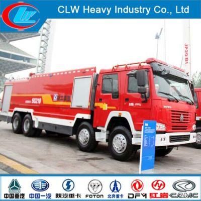 Best Quality HOWO 8X4 371HP Water Foam Tank Truck