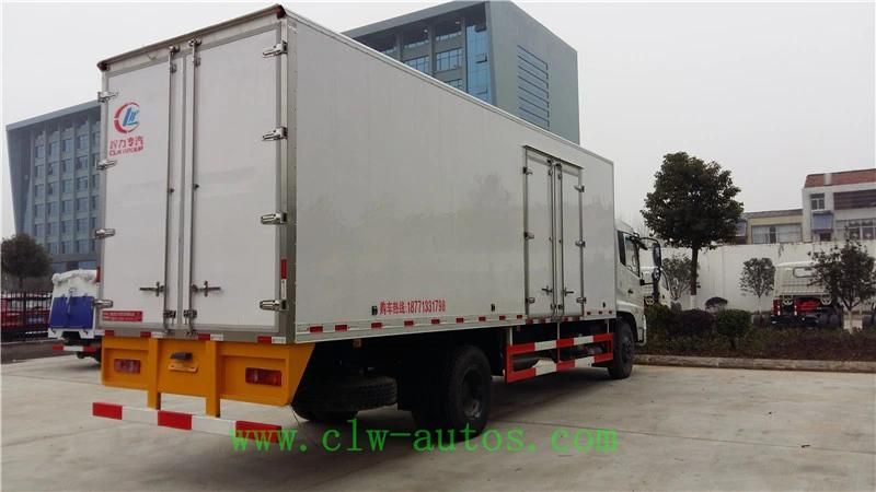 Dongfeng 4X2 190HP Euro3 30-35m3 Tianjin Freezer Box Truck, Refrigerator Van Truck for Cooling Negative 18 Centi-Degree