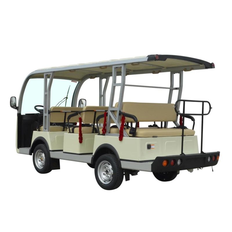 Strong Power Lithium Battery 11 Passengers Tourist Shuttle Vehicle (Lt-S8+3)