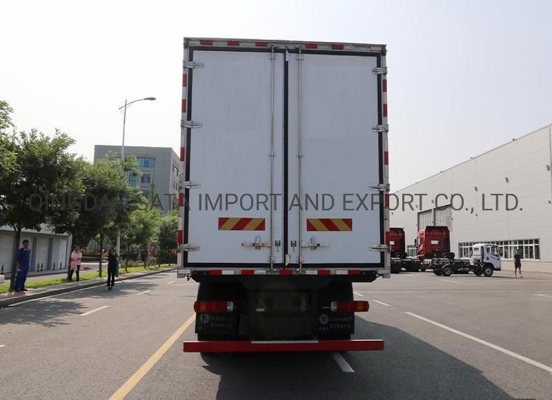 China FAW Chassis 8X4 Thermo King Freezer Cooling Refrigerator Truck