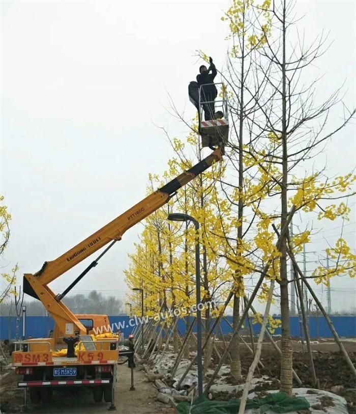 JAC/Jmc/Foton/Isuzu/Dongfeng/HOWO Boom Lift 12m/14m/16m/18m/20m Aerial Platform Bucket Man Truck