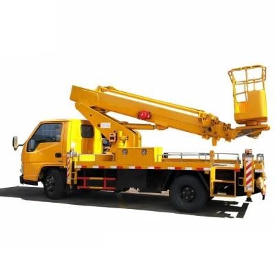 High Altitude Aerial Working Platform Mini Insulated Bucket Trucks High Lift Work Truck