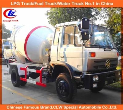Small Rear Discharge Truck Mounted Mixers for 6cbm Cement Mixer