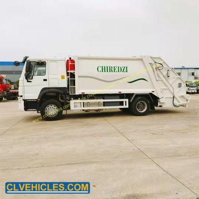 Sinotruk HOWO 6 Wheels 15cbm Garbage Compactor Truck 290HP Garbage Truck