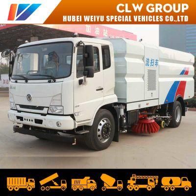 Dongfeng 8ton Stainless Steel Road Sweeper Street Sweeper Street Cleaning Machine Sweeper Truck