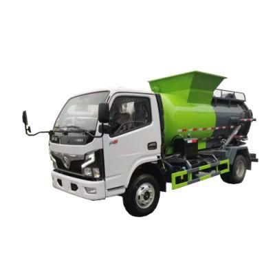 Hot Sale Dongfeng 5cbm Kitchen Garbage Truck Eat Hutch Garbage Truck