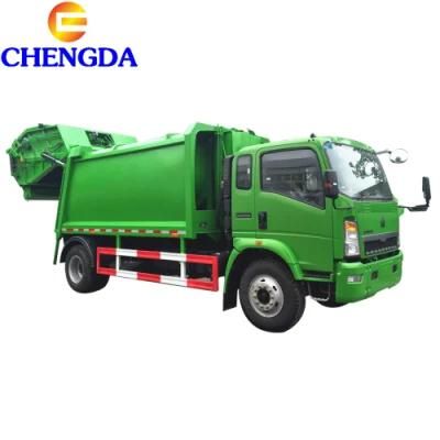 Sinotruk HOWO Special Truck 6 Wheel 12cbm Compactor Garbage Truck