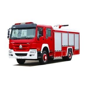 Chineses Manufacturer for 7-10ton 266 HP Euro 2 Heavy Duty Sinotruck HOWO 7000L-10000L Fire Engine Water Foam Fire Tender Truck
