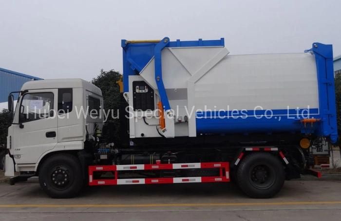 Hot Sale Arm Lifting Waste Rubbish Machine Vehicle 12cbm/12000liters Hook Arm Garbage Truck with Factory Price