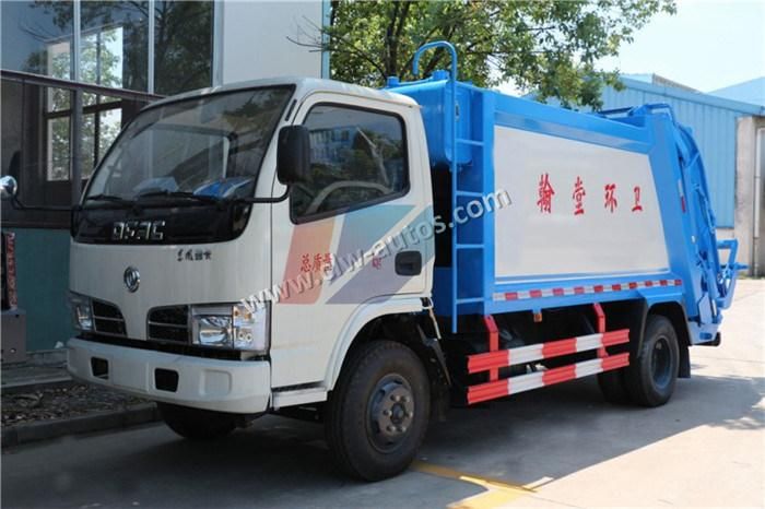 Dongfeng 4X2 5cbm Compress Compactor Compressed Waste Garbage Truck