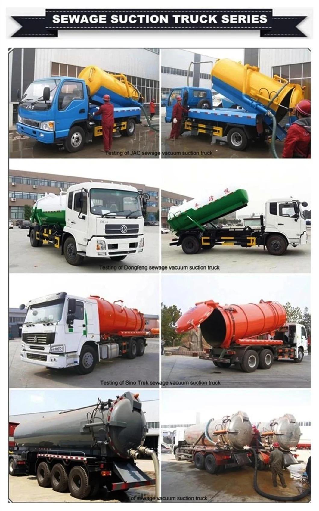 3000L-4000L Septic Tank Vacuum Sewage Suction Trucks