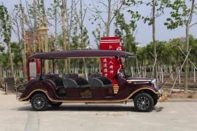 Best Price 8 Seats Electric Vintage Car Classic Car off Road Vehicle Golf Carts
