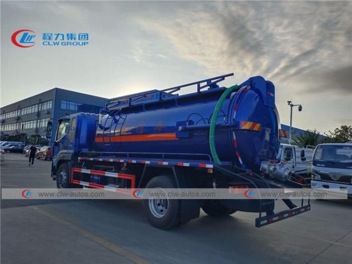 5cbm Foton Sewage Suction Truck 5tons Sewer Cleaning Truck