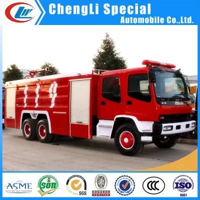 I&prime;suzu 6X4 High Capacity Fire Fighting Equipment Truck