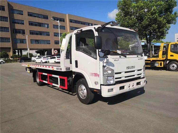 High End I Suzu 3ton Sliding Recovery Truck 4ton Flatbed Wrecker Tow Truck 6ton Rear Towing Truck