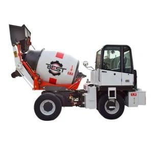 Factory Price Cement Mixer Machine 1.5cbm Self Loading Concrete Mixer