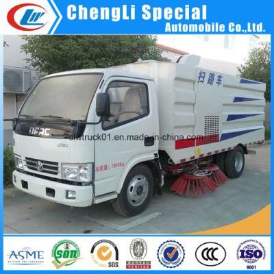 Environmental 4X2 5000liters Road Sweeper Truck with Water Spraying