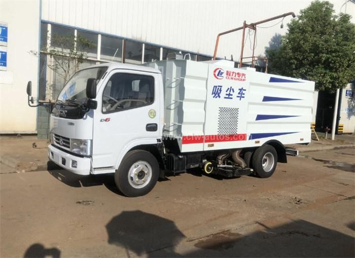 New High Quality Coal Yard 6m3 Vacuum Road Sweeper Truck Cleaning Width 2400mm