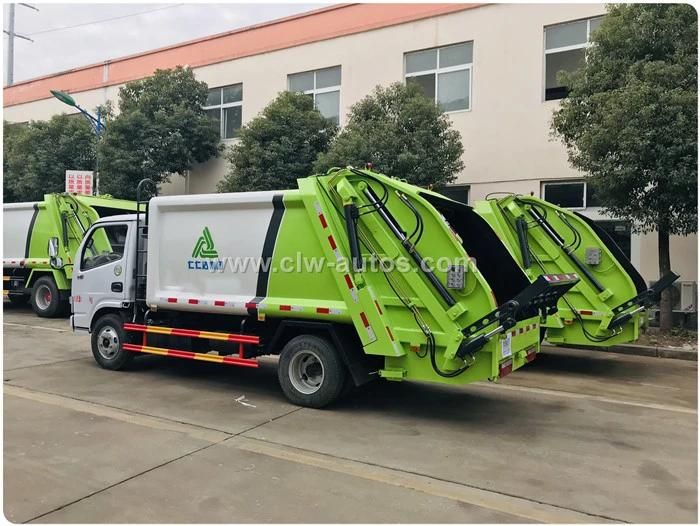 Dongfeng 5m3/3tons Rear Loader Garbage Compactor Light Truck for Waste Collection Transport