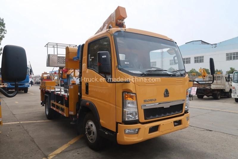 China Brand HOWO 16m 22m 28m Aerial Working Vehicle