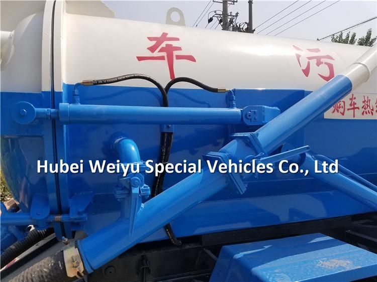 4000liters Sewage Water Truck 4tons Vacuum Sewer Cessipit Emptier Truck