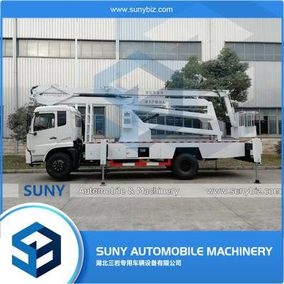 Dongfeng 18m - 22m Truck Mounted Aerial Work Platform 4X2 Hydraulic High Lifting Platform Truck