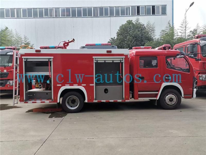 4000L 4tons Dongfeng Duolicar 4X2 Water Tank Fire Rescue Truck Fire Pumper Truck Fire Engine