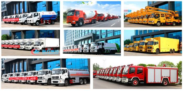 8cbm Vacuum Cleaner Truck High Duty Vacuum Pump Clean Dust with Transport Self Dumping Sanitation Truck