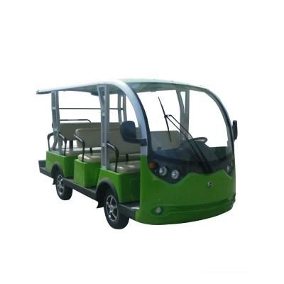 Strong Power Lithium Battery 11 Passengers Tourist Shuttle Vehicle (Lt-S8+3)