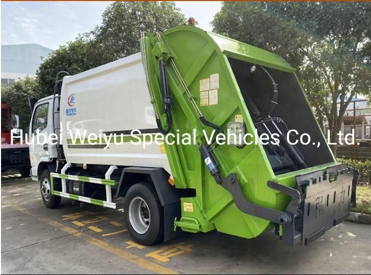 5000liters 4tons 5tons Dump Garbage Compactor Truck Waste Bin Truck Waste Transfer Truck