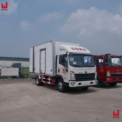 7000kg Sinotruck 4X2 HOWO Refrigerated Trucks with Manual