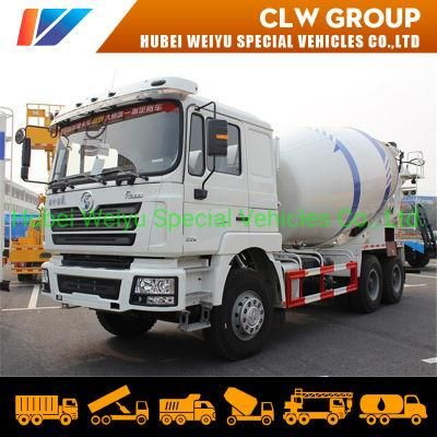 10 Wheels 6X4 12cbm 12000liters Capacity Shacman Concrete Mixer Truck Cement Mixer Truck