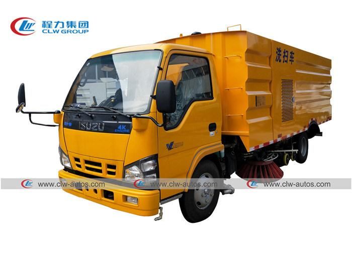 Vacuum Road Sweeper High Pressure Road Cleaning Diesel Engine Road Cleaning Truck