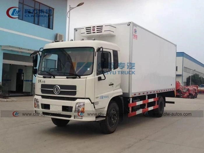 Dongfeng 4X2 Refrigerated Cargo Van Truck for Seafood 5-10t Freezer Cooling Refrigerator Truck