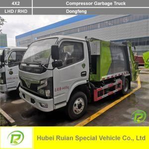 Hot Product Dongfeng 5000L Compressor Garbage Truck