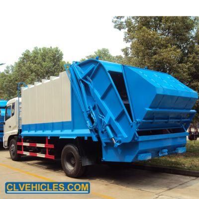 Dongfeng Medium Duty 14cbm Recycling Waste Trash Compactor Compression Truck