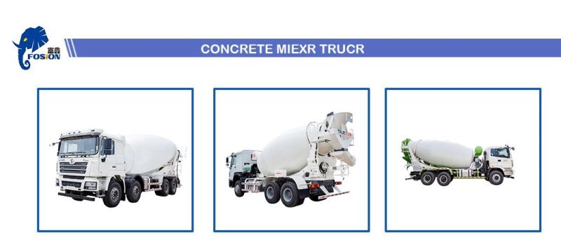 Concrete Mixer Truck 8.10.12.14.16 Cubic 6X4 Heavy Machinery Cement Truck