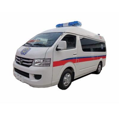 Cheap 120 ICU First Aid Medical Hospital Emergency Ambulance with Defibrillator and Electrocardiograph