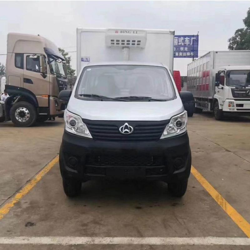 4*2 Changan Mini Refrigeration Truck, Refrigerator Van Truck, Mini Freezer Refrigerator Van Truck