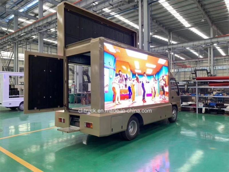 I Suzu 100p Mini P4 P5 P6 3 Side Full Color LED Advertising Truck for Sale