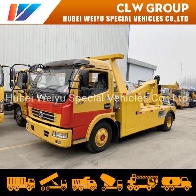 4tons Recovery Tow Truck Dongfeng 120HP 4t Road Wrecker Towing Car for Sale