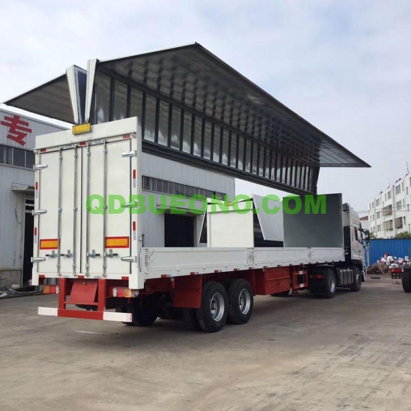 China Wing Opening Van Body Cargo Box Truck Light Truck for Sale