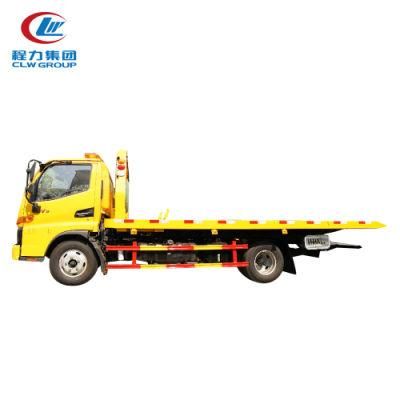 China 4ton 5ton 8ton Road Wrecker Car Carrier Recovery Rollback Road Platform Transport Crane Truck Towing Wrecker for Sale