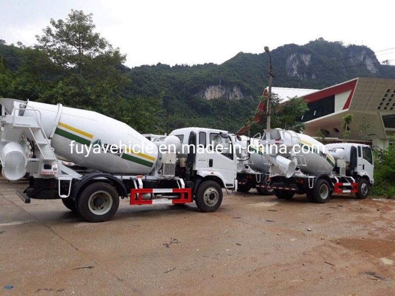 Sinotruk HOWO Mini 4 Cubic Meters 6m3 American Pump Concrete Mixer Truck for Sale