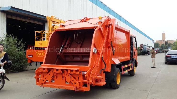 HOWO Rhd 4X2 120HP 8cbm Refuse Compactor Waste Garbage Truck