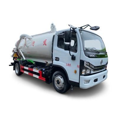 New 6000 Liters Vacuum Sewage Truck DFAC 4X2 Sewer Cleaning Truck for Sale in Myanmar