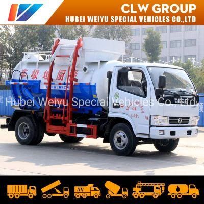 China Dongfeng Hot Sale 5-8cbm/5000-8000liters Mobile Kitchen Garbage Refuse Collection Truck