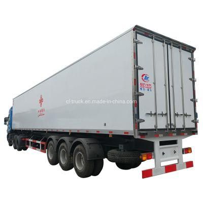 3 Axles 30tons 40tons -15 Degree Cooling Freezer Semi Trailer Refrigerator with Carrier Independent Refrigerating Unit