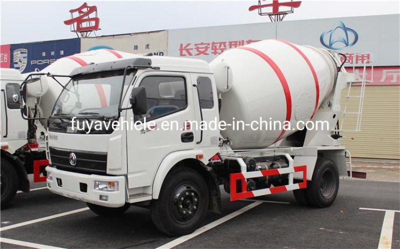 Dongfeng Mini 4 Cubic Meters 6m3 Italy Pump Concrete Mixer Truck for Sale