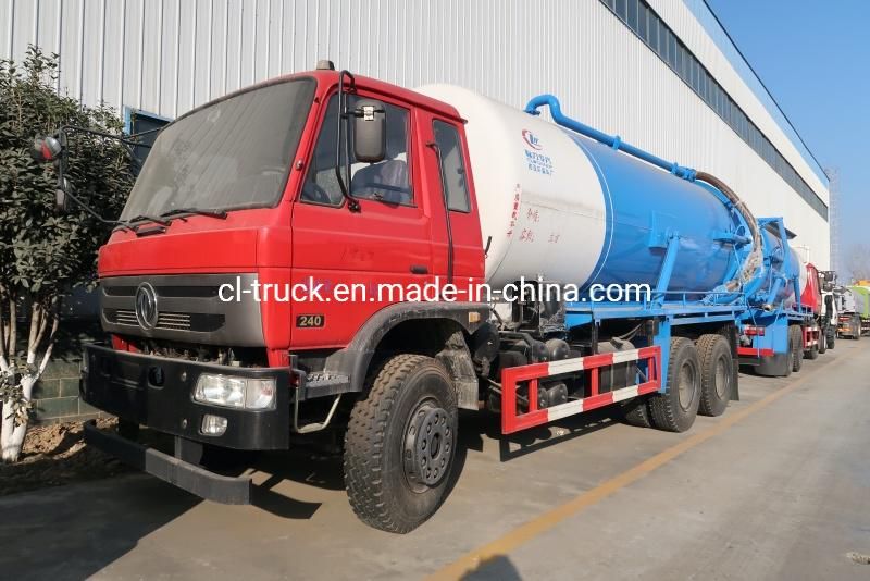 Brand New Clw Dongfeng 6X4 Vacuum Garbage Truck 16tons 18tons
